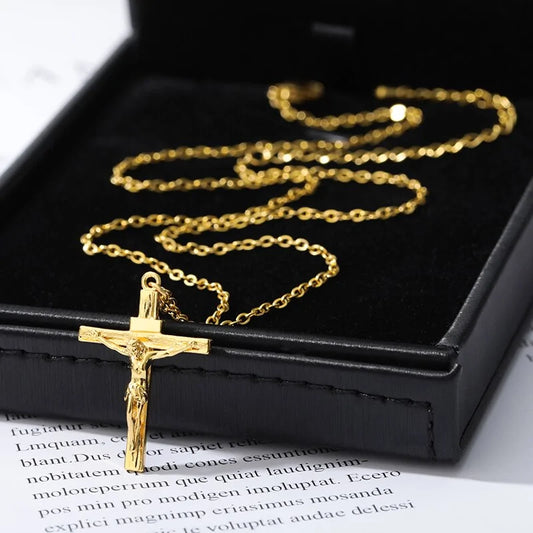 Stainless Cross Pendant Necklace