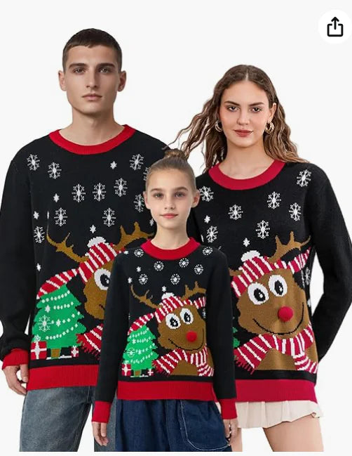 Ugly Christmas sweater set